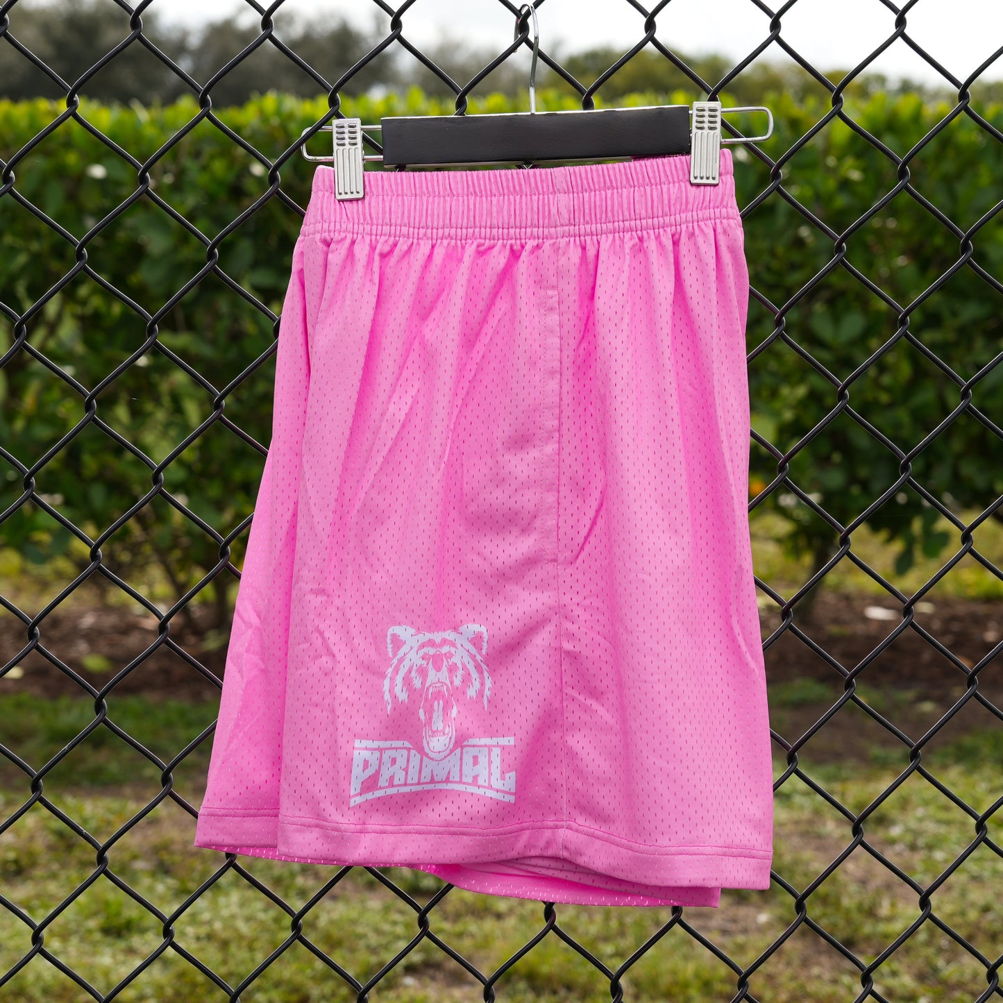 MESH SHORTS PINK