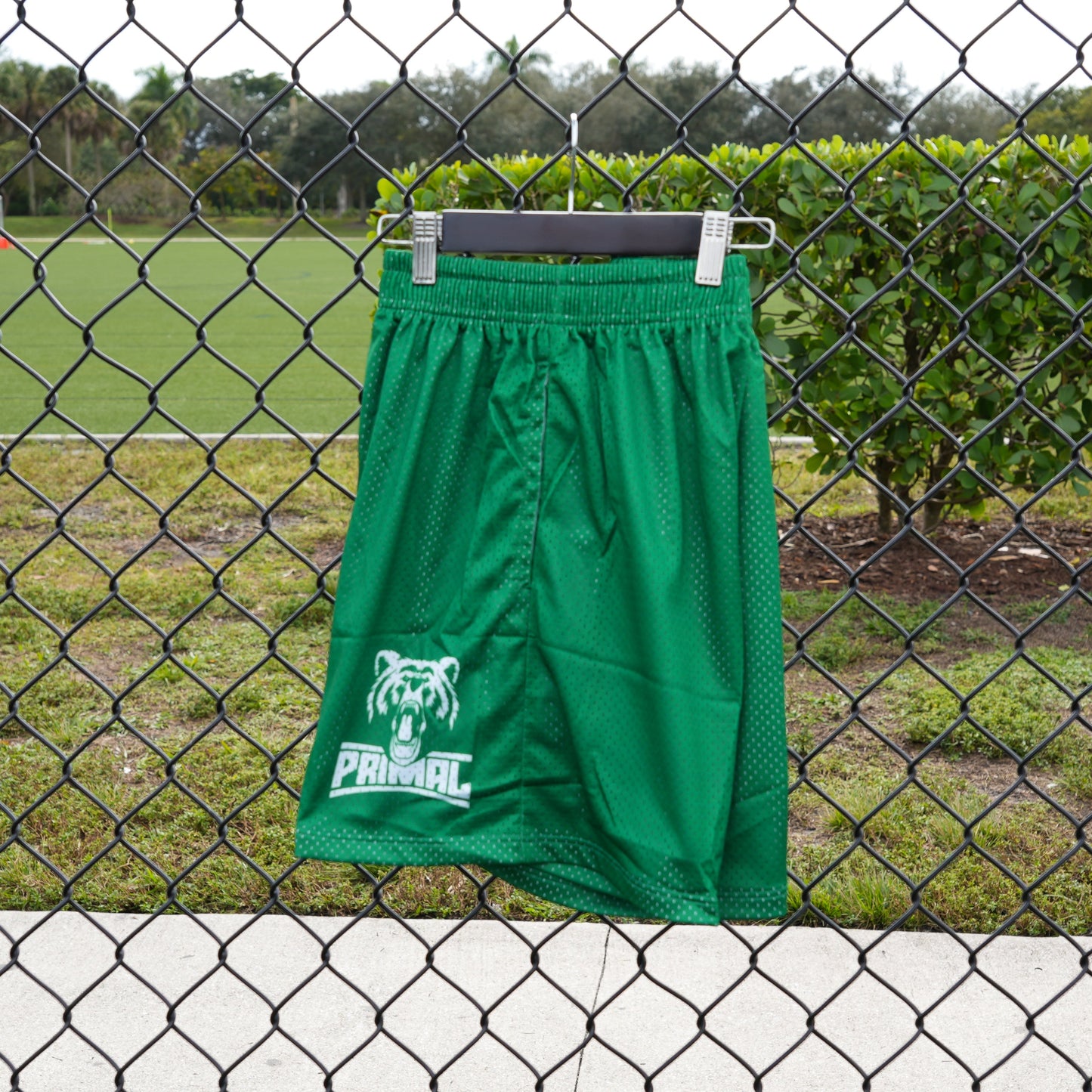 MESH SHORTS GREEN