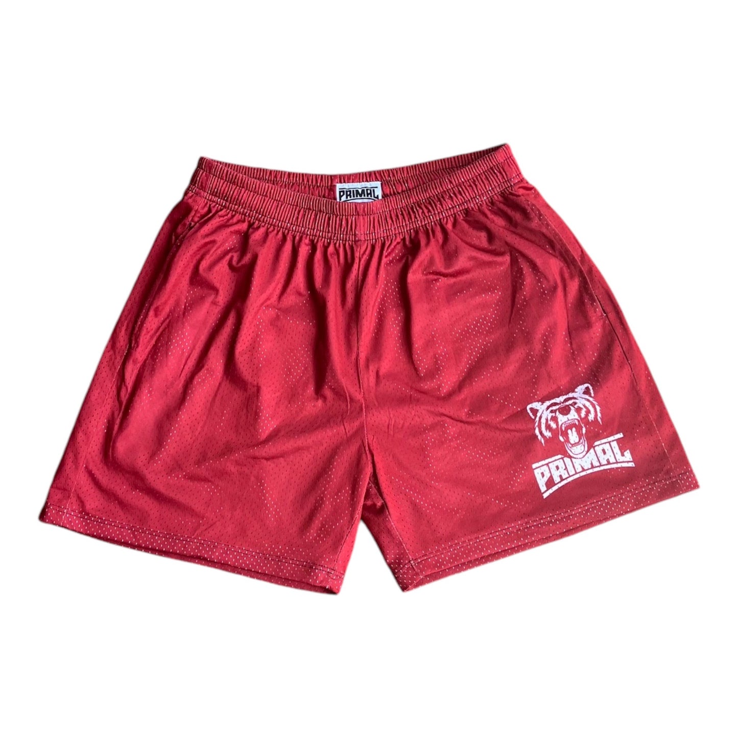 Mesh Shorts - Crimson